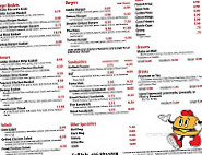 Brads Burgers menu