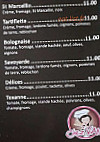 Chez Vani menu