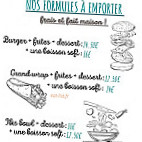 Les Bons Sens menu