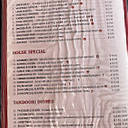 Shahi Indian menu