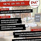 Llagar De Colloto menu