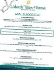 Lakeside Tavern Marina menu