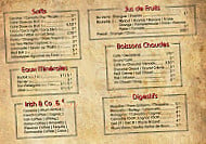 La Chaumière Du Télégraphe menu