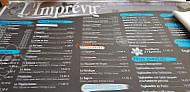 L'imprévu menu