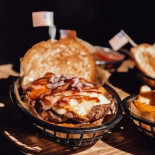 Red Cup Burger Club food