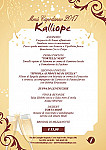Kalliope Trattoria menu