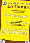 Cafe Brasserie Gite Le Canari menu