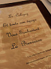 Le Coligny menu