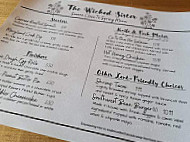 Wicked Sister menu