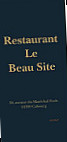 Le Beau Site menu