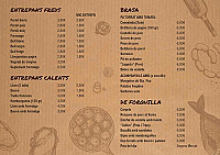 Bar Restaurant Aurora menu