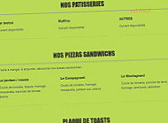 Pizzas Bellec Co menu