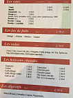 Creperie du Lac menu