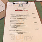 Zum Grunen Kranz menu