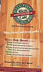 Rico's Cafe And Pizzeria menu