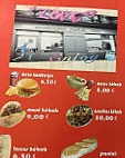 Marcigny Kebab Bar menu