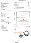 Le Bistro menu