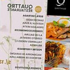 Quattro Restobar food