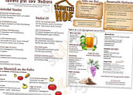 Schnitzelhof menu