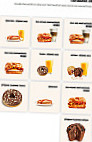 Burger King menu