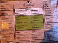 Restaurant Mila menu
