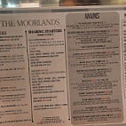 The Moorlands Inn menu