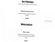 La Bonne Fourchette menu