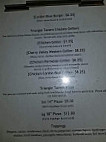 Triangle Tavern menu