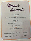 Le Moulin Des Vignerons menu
