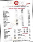 Slicers Hoagies menu
