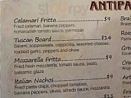 Benucci's menu