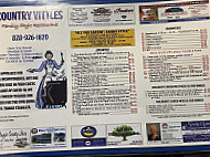 Country Vittles menu