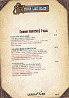 Silver Lake Saloon, Europa-park Camp Resort menu