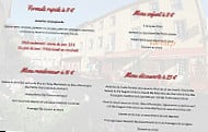La Vieille Auberge menu