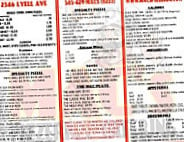 Mac&#x27;s Pizzeria And Grill menu