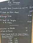 Girolata, La Terrasse menu