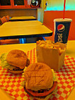 Lucky's Famous Burgers inside