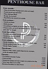 Le Chez Nous menu