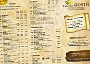 Taverne Gusto menu