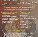 Kasjotten menu