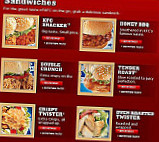 Kfc menu