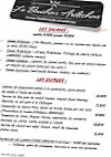 Le Bouchon Ardéchois menu