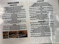 Saba's Kosher menu
