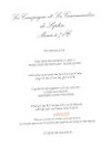 Les Jardins De Sophie menu