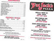Fat Jack's Pizza menu