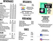 Downtown Perk Desserts Oasis menu