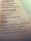 Cacio E Pepe menu