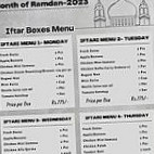 Nadeem's Buffet Carta