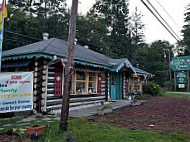 The Bavarian Biergarten outside