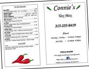 Connie's Tex Mex menu